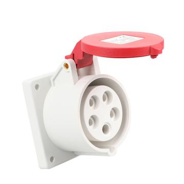 倍港 第二代工业防水暗装插座IP44 400V 16A 5P SIN315K