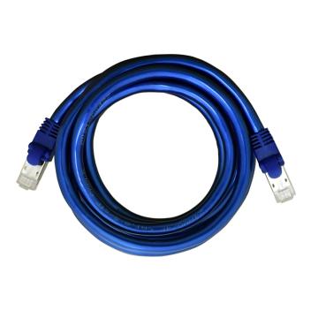 酷比客 八类双屏蔽纯铜网线银蓝色 0.5M LCN8RUBU0.5M