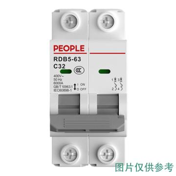 人民电器 小型断路器RDB5-63 C50 3P 101001043030012