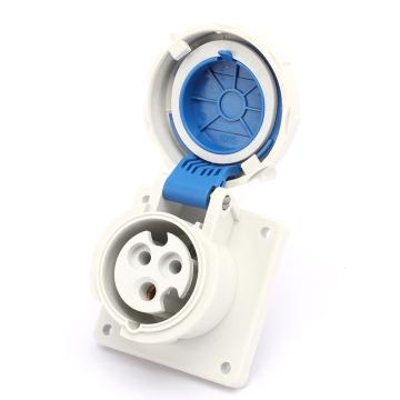 倍港 第三代工业防水暗装插座IP67 230V 32A 3P SIN230