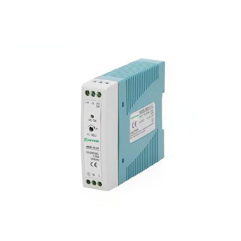 梅兰日兰 MDR-10系列导轨型单组输出开关电源10W 24V 0-0.42A MDR-10-24V