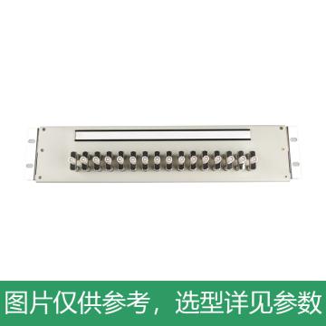 海乐 8系统DDF数字配线架19英寸纯铜2M单元同轴连接器含三通和接头 HP-DDF-8