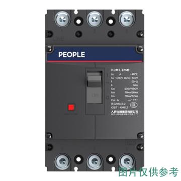 人民电器 塑壳断路器RDM5-125L/3300 125A 101001049020011