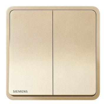 SIEMENS/西门子 16AX二位双控开关日曜金 睿绎 Zita系列 5TA11233NC03
