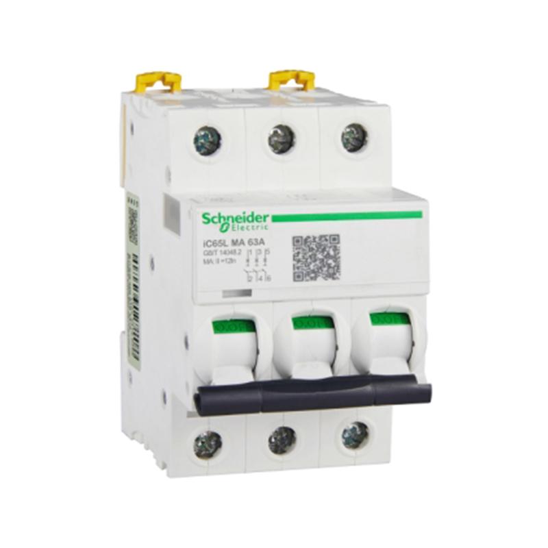 施耐德 iC65L MA单磁式微型断路器iC65L MA 3P 40A MCB A9F81340