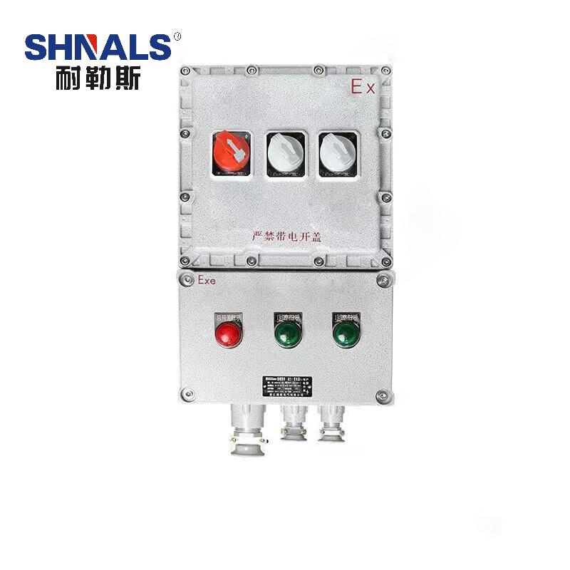 SHNALS 防爆电源箱配电箱总开关2P 32A+二回路/2位2P 16A NLS-32216