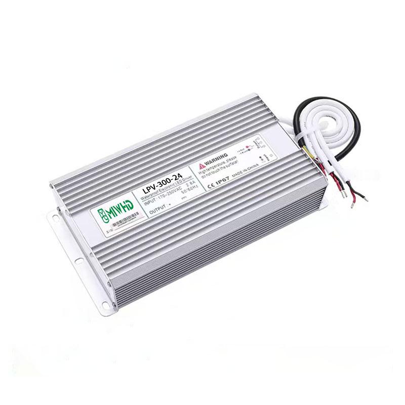 梅兰日兰 LPV-300系列LED防水恒压型开关电源300W 24V 0-12.5A LPV-300-24V