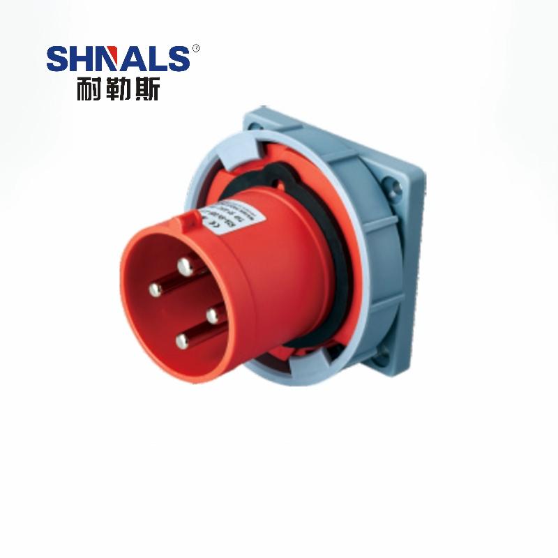 SHNALS 固定工业插头四芯63A NLS-6342