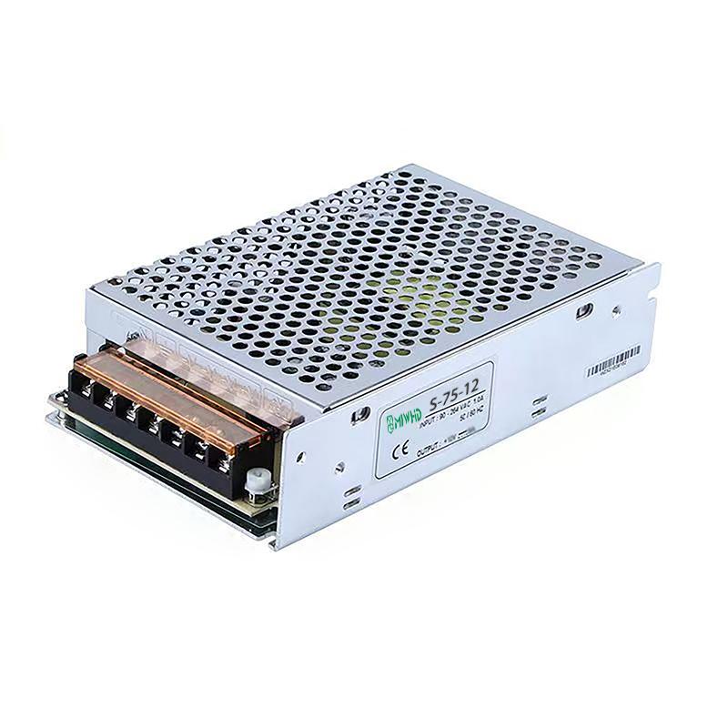 梅兰日兰 S-75系列单组输出开关电源75W 12V 0~6.3A S-75W-12V