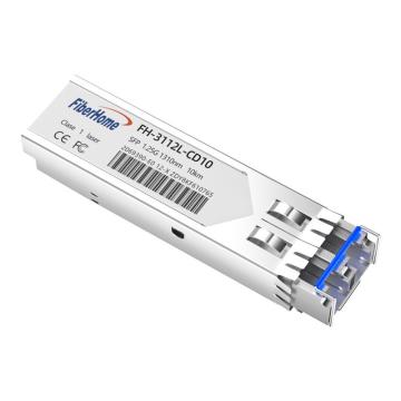 FiberHome 1.25G光模块双纤，1310nm，单模，10km，SFP，LC接口 匹配SKU:HVJ064 千兆单模双纤光模块FH-3112L-CD10