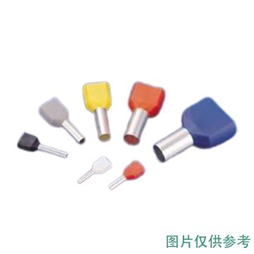 凯士士 双线管欧式冷压端子红色 EW10-14RD