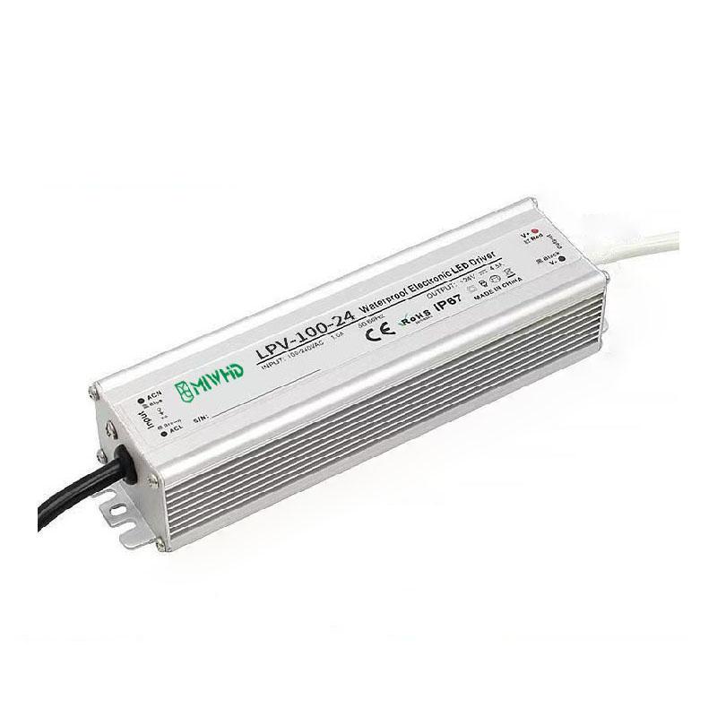 梅兰日兰 LPV-100系列LED防水恒压型开关电源100W 24V 0-4.2A LPV-100-24V