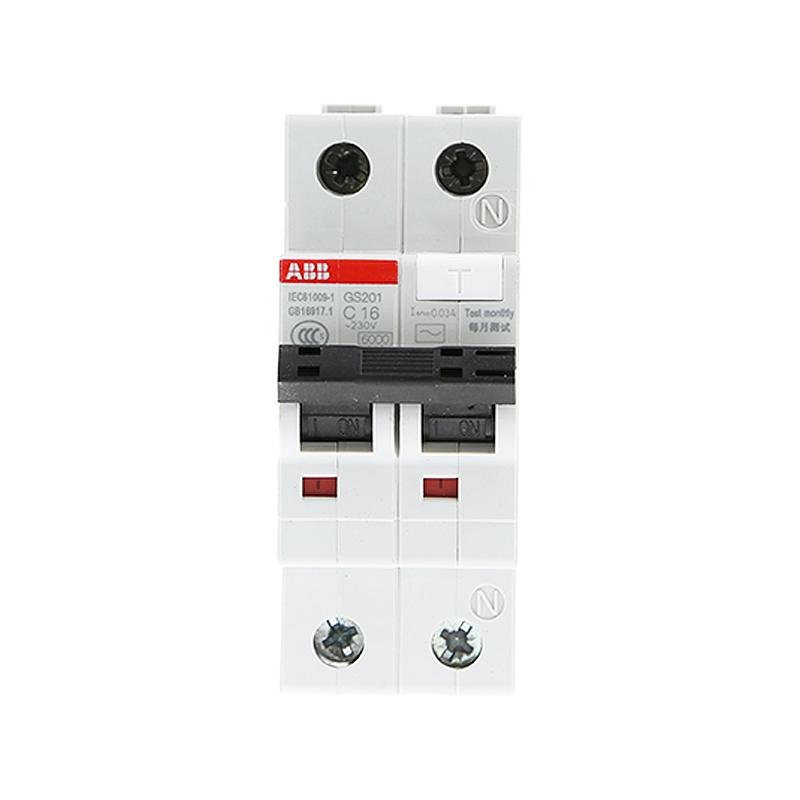 ABB GS201 剩余电流动作断路器GS201 AC-C16/0.03 10114983