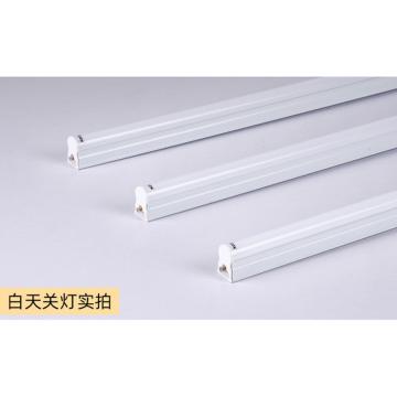 龙代 一体化T5灯管全长1170mm，堵头三孔，塑料一体管 16W，6500K
