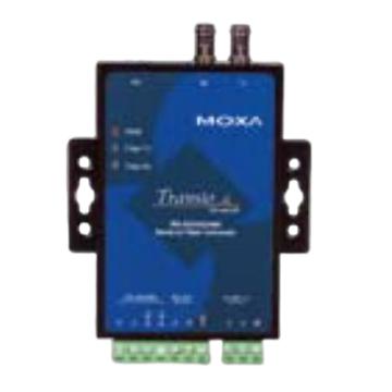MOXA/摩莎 RS-232/422/485转单模光纤转换器(通信传输设备零件) TCF-142-S-ST