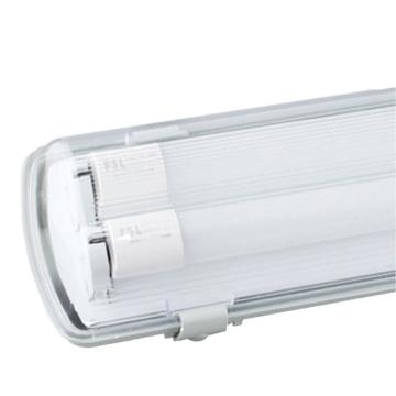 佛山照明 LED T8三防灯（不含灯管），炫丽系列双管三防空支架0.6m 适配2pcs双端输入LED T8灯管 双管三防空支架0.6m