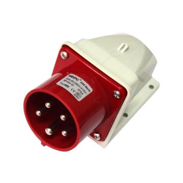 WEIPU/威浦 TYP系列明装器具输入工业插座5P 32A 400V IP44 红色 685