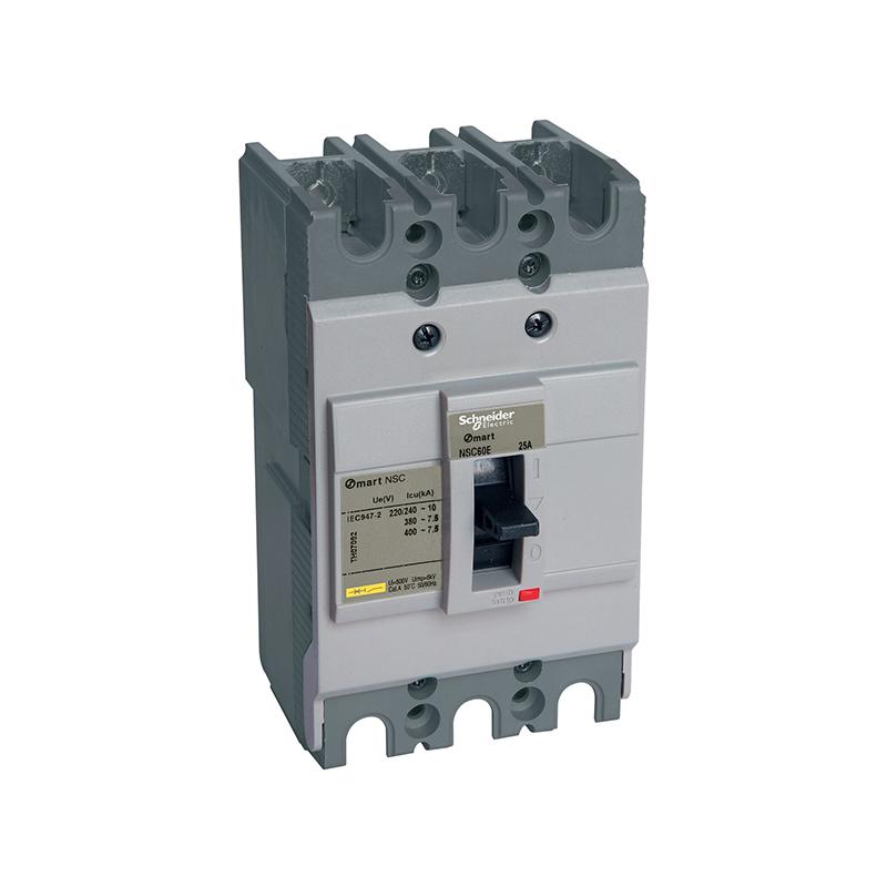 施耐德 NSC塑壳电动机保护断路器NSC100S 18kA MA 100A 3P3T NSC100S3100MAN