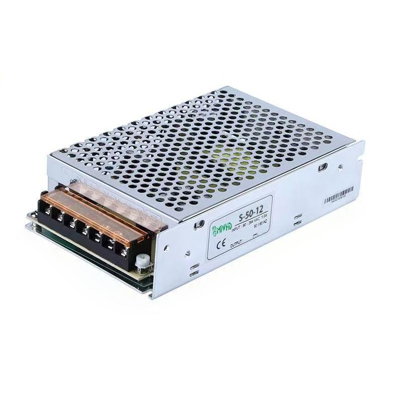 梅兰日兰 S-50系列单组输出开关电源50W 12V 0~4.2A S-50W-12V