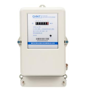 CHINT 三相四线电子表 DTS634 220/380V 0.075(6)A B级LCD红外485