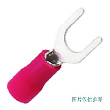 DELIXI/德力西 叉形预绝缘冷压端子（镀银）SV1.25-4 SV1025M4RH