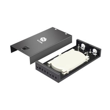 科兰通讯 光纤终端盒8口方口空盘黑色 FSW-8P-LC/SC 黑色