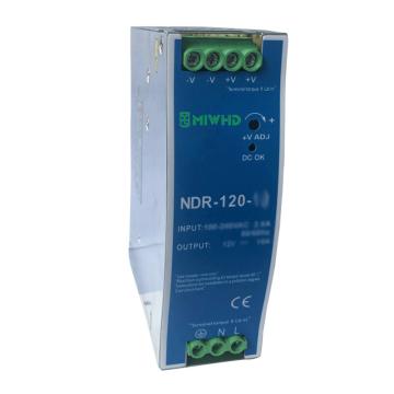 梅兰日兰 NDR-120系列轨道式开关电源，NDRNDR-120-24 24V 5A NDR-120-24