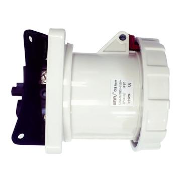WEIPU/威浦 TYP系列暗装直式工业插座5P 125A 400V IP67 红色 5224
