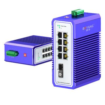 博扬 工业级光纤收发器SC接口25公里1对价 BY-GG102A/B