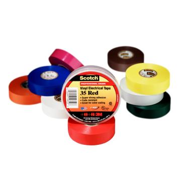 3M 特优型电气绝缘胶带绿 19mm×20.1m Scotch 35# ，