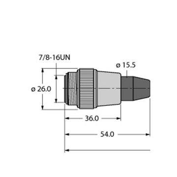 TURCK/图尔克 读写器电缆 RSM52-15M