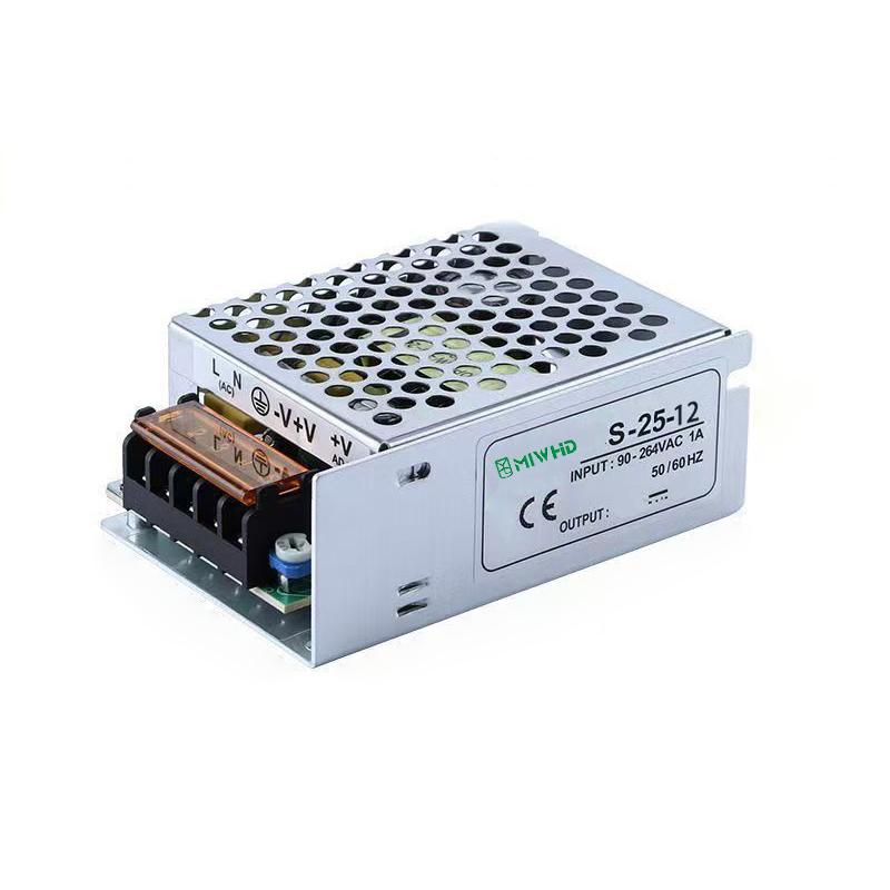 梅兰日兰 S-25系列单组输出开关电源25W 12V 0~2.1A S-25W-12V