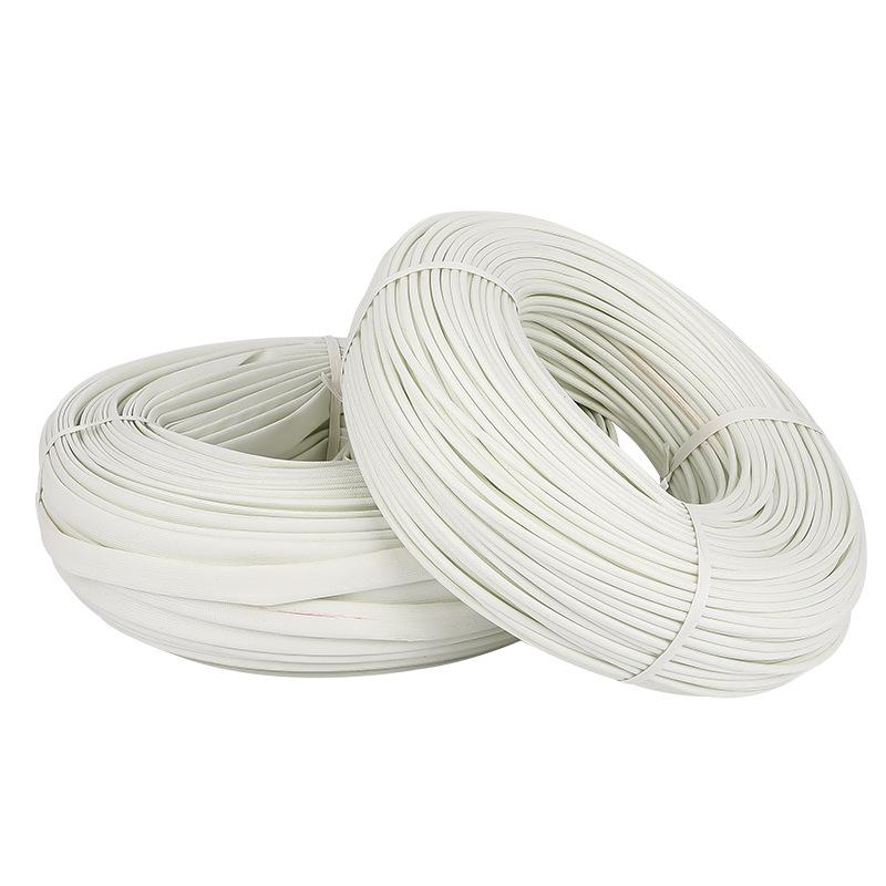 坤惠 自熄管 过胶定纹管无碱玻璃纤维管阻燃电线保护套 白色 内径1mm
