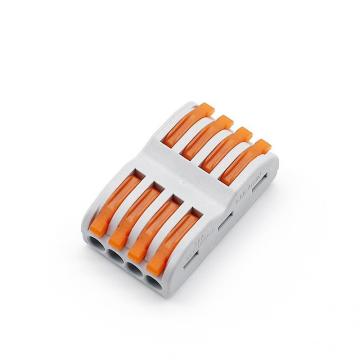 ELECALL/伊莱科 快速接线端子 按压式家用接线器 SPL-4四进四出