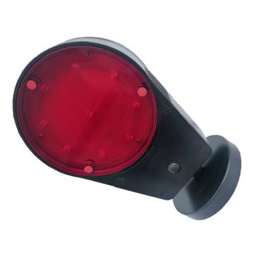 正辉 双面方位灯1W，3.7V，4.4Ah，IP65，黑色 FW5832-II