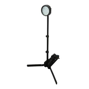 正辉 LED便携式防爆灯IP66，Ex db eb ib mb IIC T6 Gb，22.2V，6000K白光，黑色 BFD8122 50W