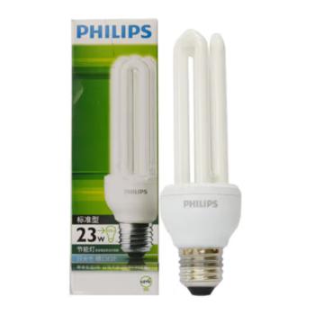 PHILIPS/飞利浦 2U节能灯 11W Essential ，11W WW 黄光 E27