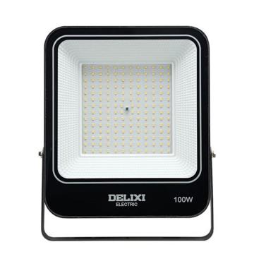 DELIXI/德力西 LED投光灯100W，6500K，白光，IP65 D-JT603-100S/BK/CW
