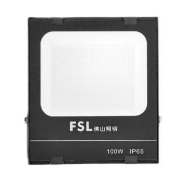 佛山照明 LED投光灯IP65，6500K，白光，压铸铝 熙凡系列-100W
