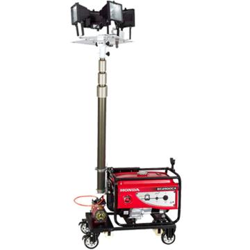 征安 全方位自动泛光工作灯4×500W、IP65、续航时间：13h、电压等级：220V、暖白光/约3500K ZSFW6110B-G