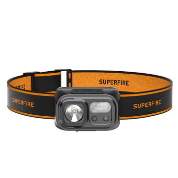 Supfire/神火 多功能智能感应头灯白光/红光，IP44 HL23-A，2W