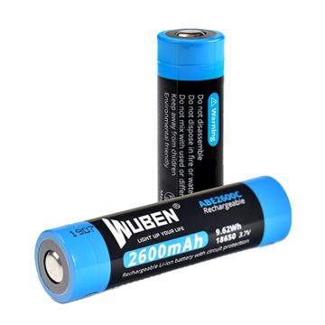 务本 18650锂离子电池2600毫安，含双颗包装 ABE-2600C，双颗