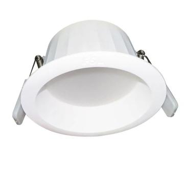 佛山照明 深防眩筒灯，炫丽系列6W-6500K-2.5寸 IP20，白光，开孔尺寸75mm，光束角86°，全白，全塑款 6W-6500K-2.5寸