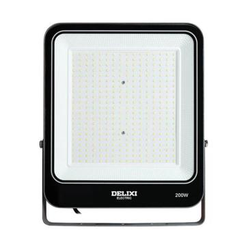 DELIXI/德力西 LED投光灯200W，6500K，白光，IP65 D-JT603-200S/BK/CW