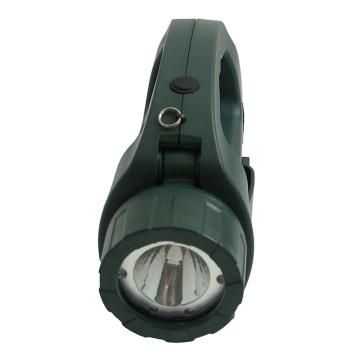 正辉 手摇式充电巡检强光灯3W，IP66，3.7V，绿色 XCL6021
