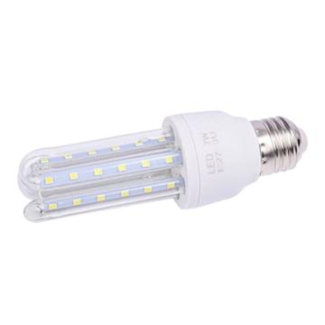 龙代 LED节能灯泡Φ42×132mm，560lm，6000K白光，E27 7W-U型玉米款