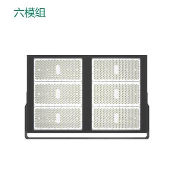 雅金照明 LED投光灯六模组投光灯，正白，60°配光，含U型支架 YJ-FSA700S-1800W