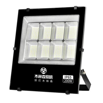 木林森 LED投光灯，明烁系列WY24-200W-65K-BL 白光 WY24-200W-65K-BL