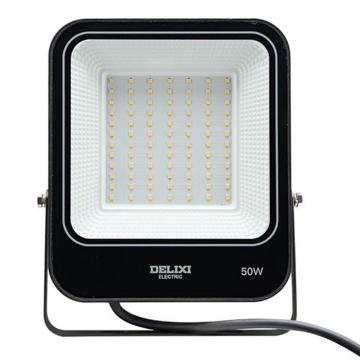 DELIXI/德力西 LED投光灯50W，6500K，白光，IP65 D-JT603-050S/BK/CW