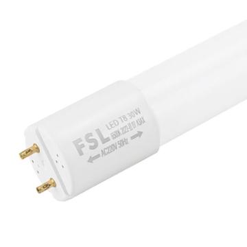 佛山照明 T8灯管LED双端供电长条灯管 1.2米30W黄光3000K（工业品）